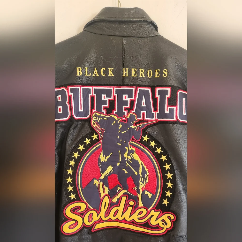 Buffalo Soldiers / Black Heroes Commemorative Military Jacket- Men's Size 5XL - Picture 2 of 16